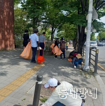 대구 북구 관문동, 단체 합동 환경정화 활동 실시
