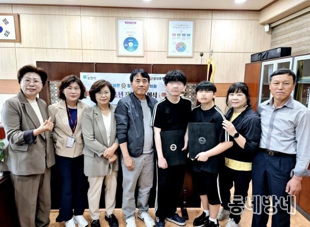 포천 신북면 청소년지도협의회, 효행 어린이(청소년) 장학금 전달