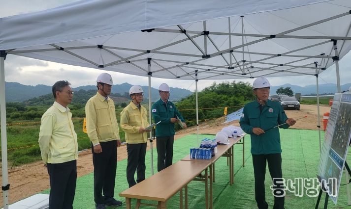 상주시, 호우‧태풍 대비 재해취약지역 방문