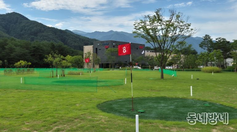 내린천파크골프장 A코스 전경
