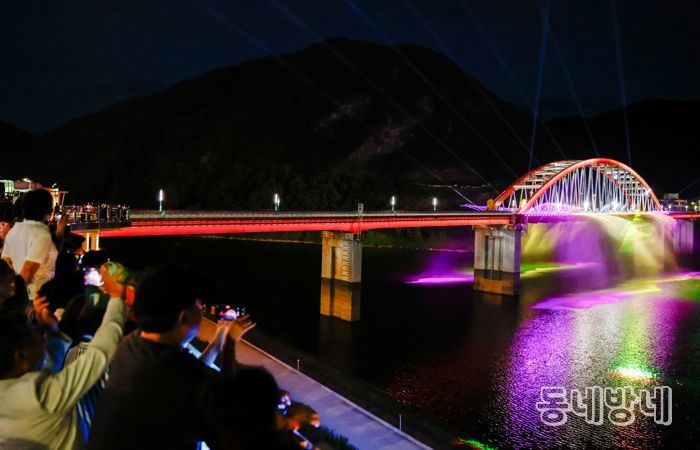 고수대교 경관분수