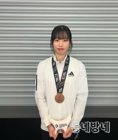 2025 월드 복싱 세계선수권대회에서 동메달을 획득한 임애지 선수