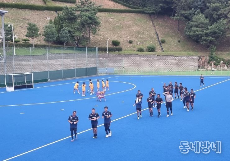 태국 남녀 하키 국가대표팀 김해서 전지훈련