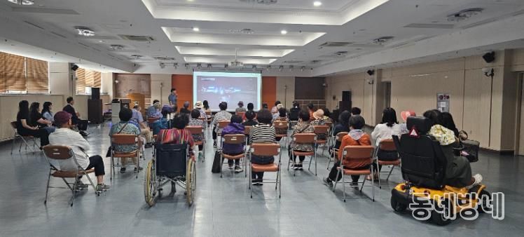 함안군, 전동보조기기 이용 어르신·장애인 대상 교통안전교육 실시