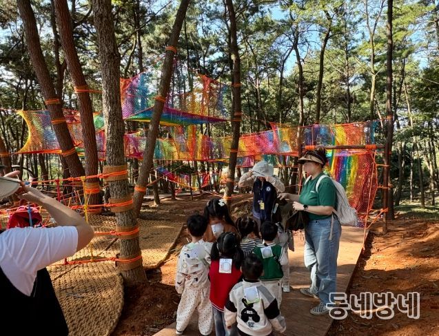 도심 속 자연 놀이터 '신흥공원 유아숲체험원'