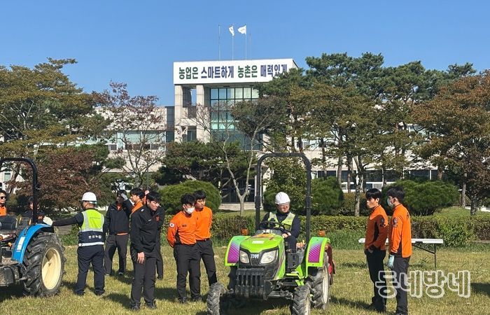 영암군, 소방대원 농기계 안전사고 대응력 높여