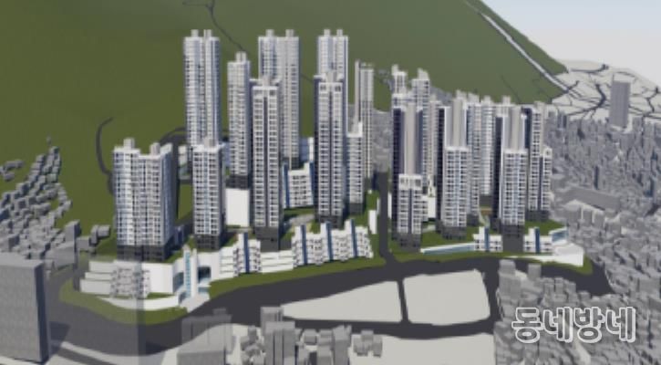 (가칭)수정4구역 조감도(안)