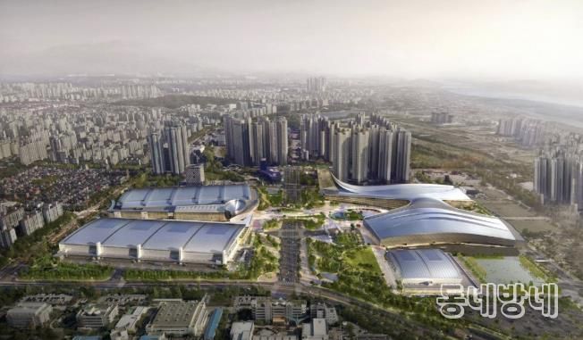 킨텍스 제1, 2, 3전시장 조감도