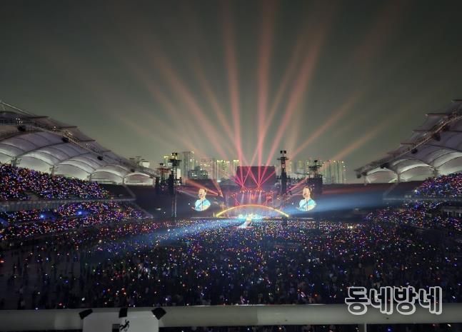 고양종합운동장에서 열린 콜드플레이 내한공연(사진 제공=라이브네이션코리아)