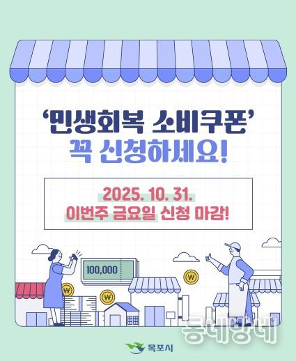 민생회복 소비쿠폰 홍보물