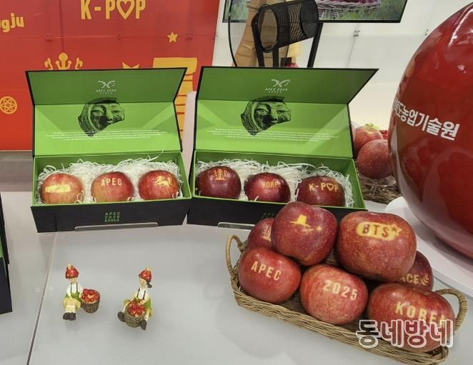 문경 감홍 사과, APEC 정상회의서 빛나