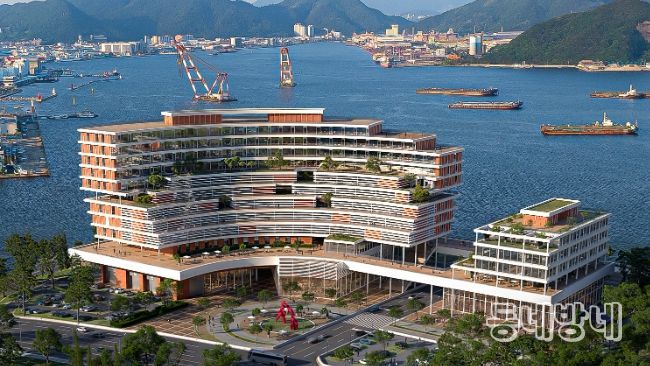 디지털마산자유무역지역 조감도