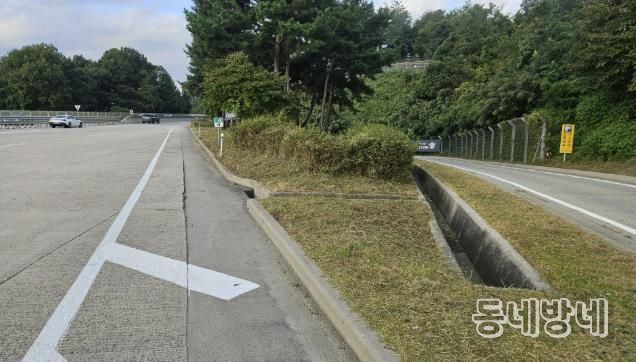 수석호평 도시고속도로 제초 완료 사진
