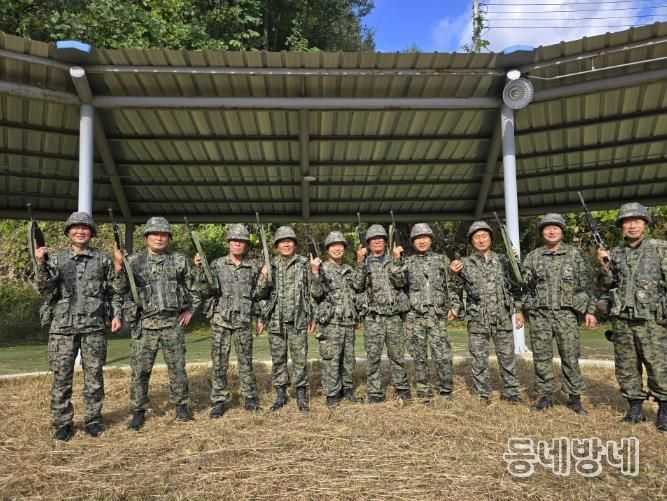 산청 특전예비군 중대, 입영훈련 실시