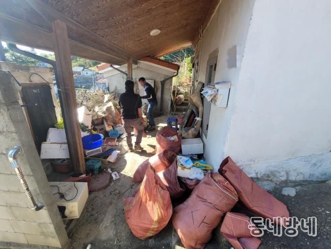 정라동문화체육회, 가을맞이 청소 봉사