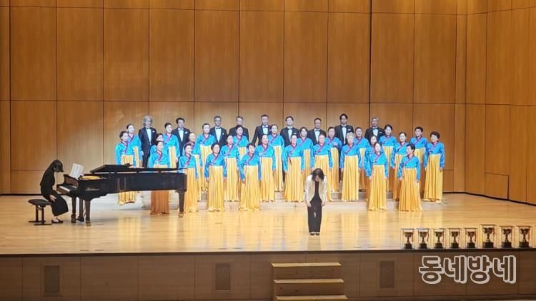 화순 여미합창단, 제33회 전남도민합창경연대회 1위 수상