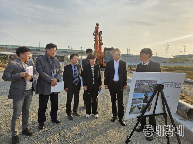 전북도, 익산 송학동 상습 침수지역 대응사업 현장 점검