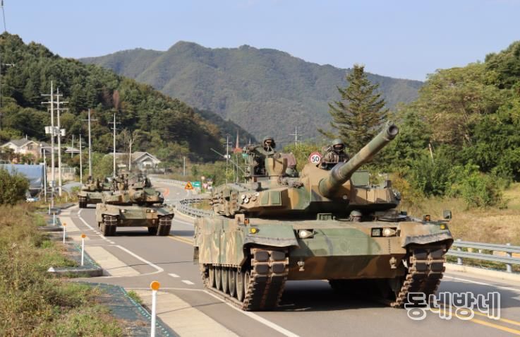 육군 제7기동군단, 대규모 기계화부대 실기동훈련 실시