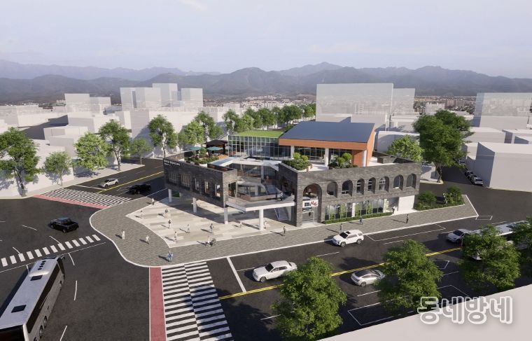 충무동 행정복지센터 조감도