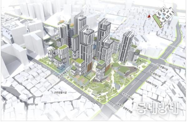 대림동 855-1번지 일대 대림1구역 주택정비형 재개발사업 조감도