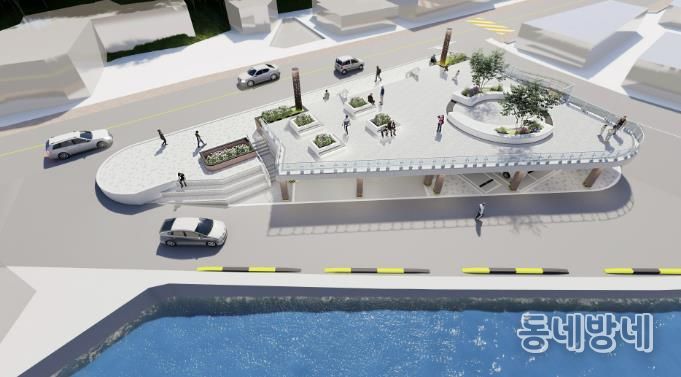 삼척항 명소화 거리 조감도