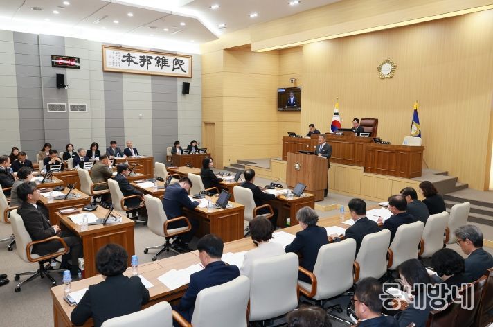 김학동 예천군수, 시정연설서 2026년 군정 운영방향 제시