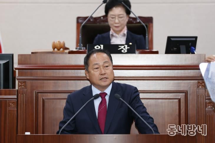 상주시의회, 진태종 의원 5분 자유발언