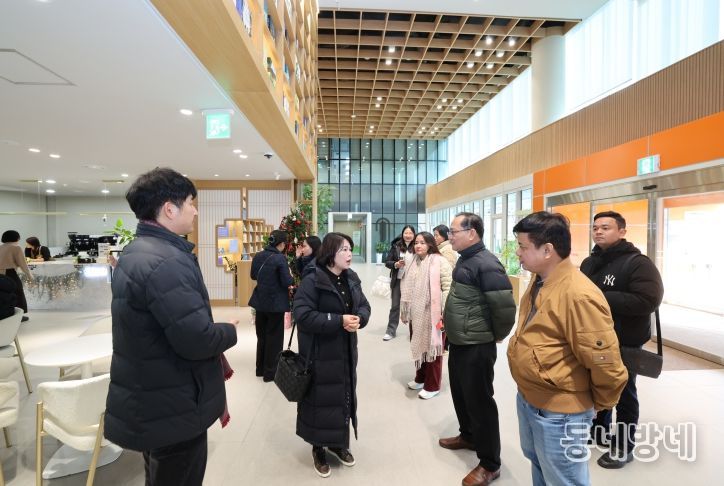 베트남 다낭시 껌례동 대표단 무주상상반디숲 방문