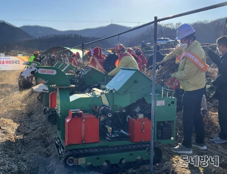 안동시, ‘영농 부산물 일제 파쇄 주간’ 운영