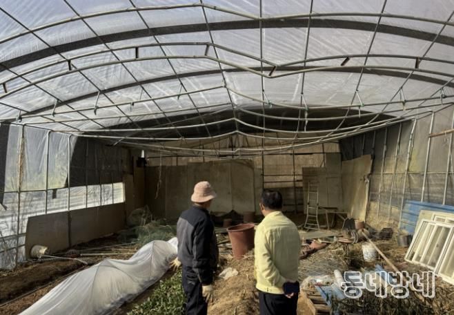 시흥시 매화동, 겨울철 주거용 비닐하우스 안전 점검 추진