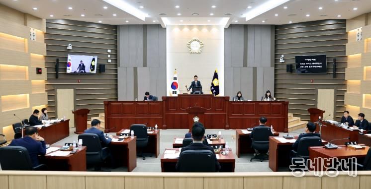 성주군의회, 제2차 정례회 순항 중...
