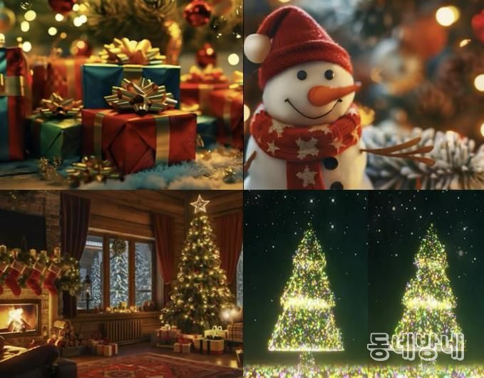 홍성군, 초대형 크리스마스 미디어 쇼 '점등'