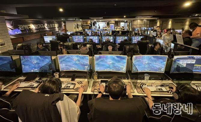 관악구 전국 최초 청년 1인가구 대상 e스포츠대회 'LOL림픽' 진행 모습