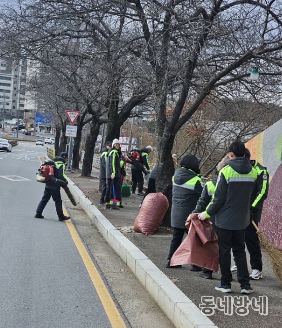 공주시 웅진동자율방범대, 가로 정화 활동