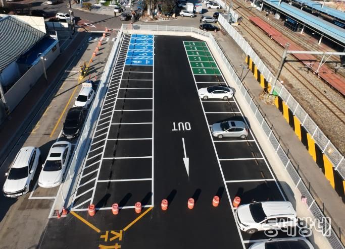 주차장확장준공(드론촬영).