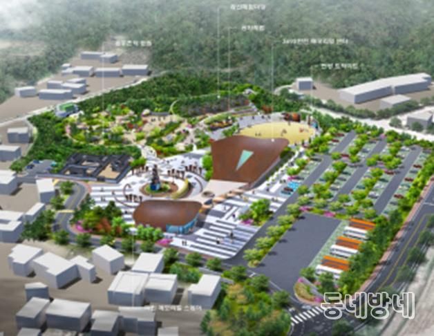 한천탄광 생활권(능주면) 관광거점개발 사업 조감도