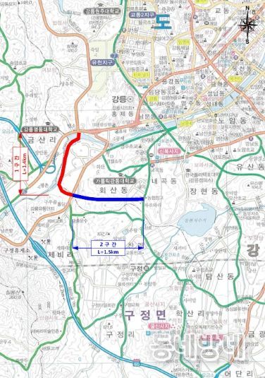 강릉시, 회산지구 교통난 해소 위한 강변 우회도로 개설 추진