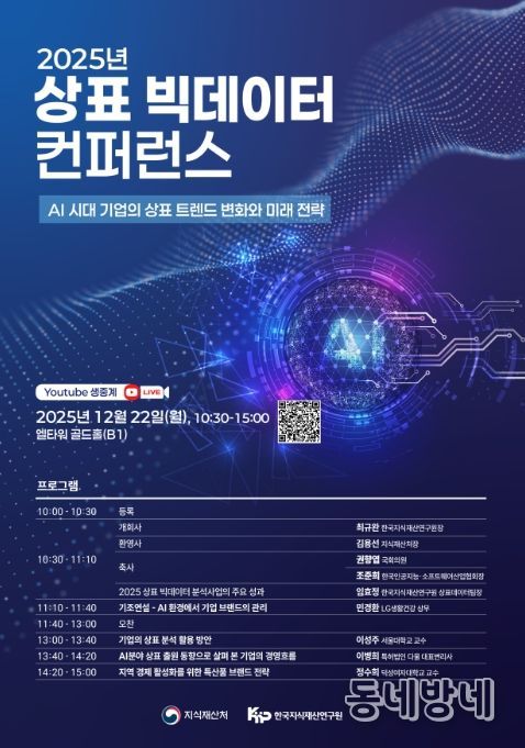2025년 상표 빅데이터 학술회의 포스터