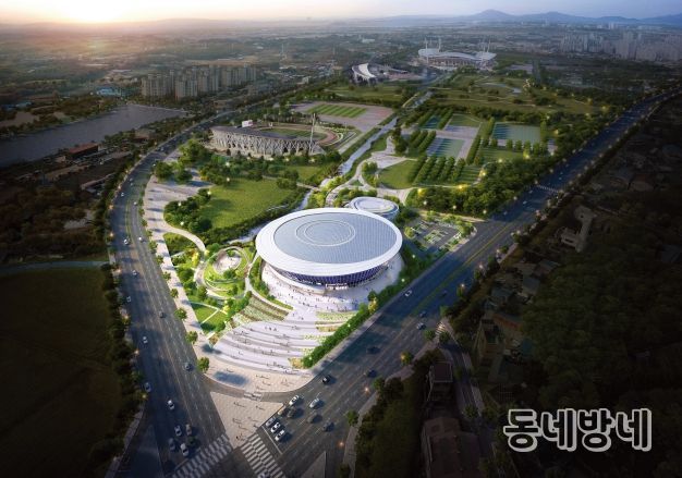 전주, 대한민국 스포츠 거점도시로 ‘우뚝’ (전주실내체육관 조감도)