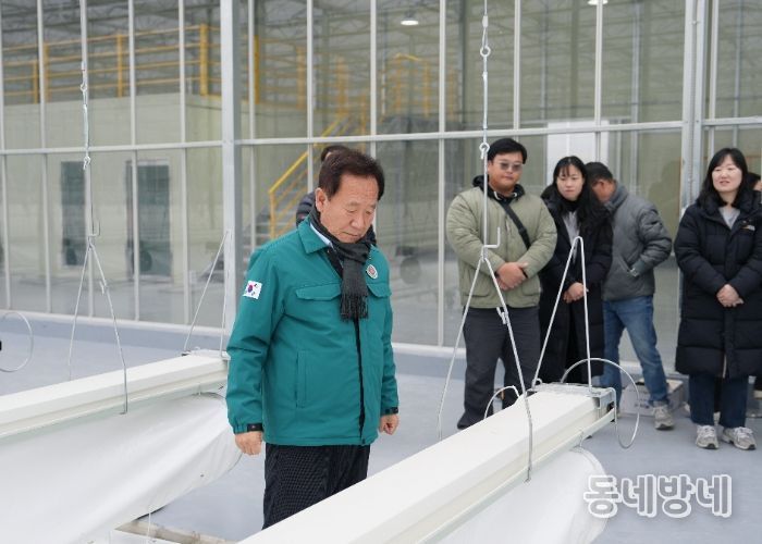봉화군, 임대형 스마트팜단지 B동 입주전 최종점검