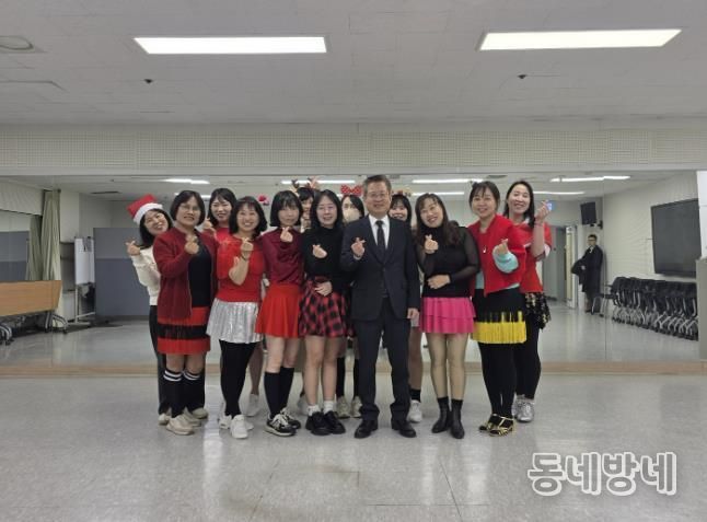 김범수 아산시 부시장과 아산시청 라인댄스 직장동호회