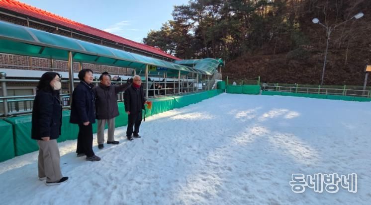 거창군 부군수, 수승대 눈썰매장 현장 안전점검