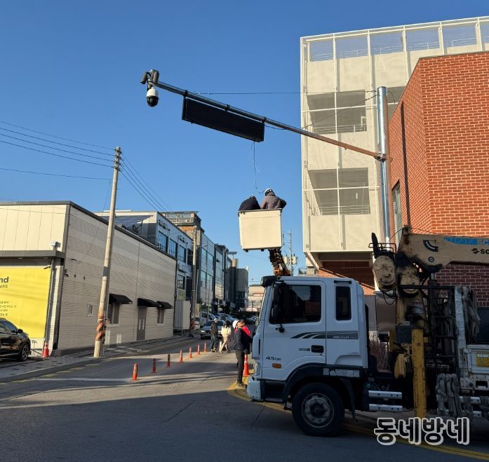 가흥신도시 주차타워 인근 불법 주·정차 단속 CCTV 본격 가동