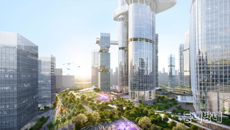 용산국제업무지구 조감도