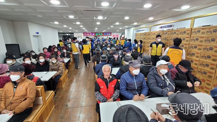 북구, 올해도 어르신 식사 책임지는 ‘천사무료급식소’ 운영 지원한다