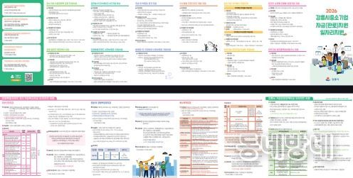 강릉시, 중소기업(소상공인) 지원사업 홍보리플릿