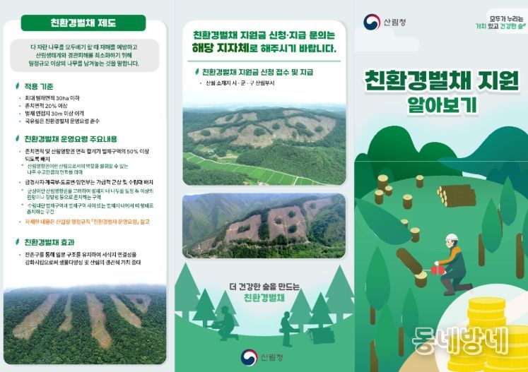 함양군, 친환경벌채 지원금 지급