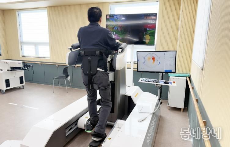 재활에도 로봇 시대…청송군보건의료원, 장애인 로봇재활운동실 전격 운영