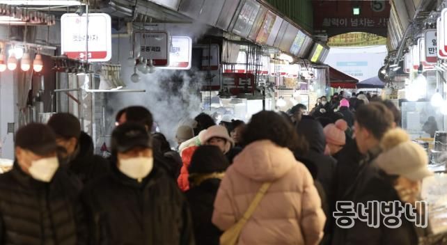 광명전통시장 전경