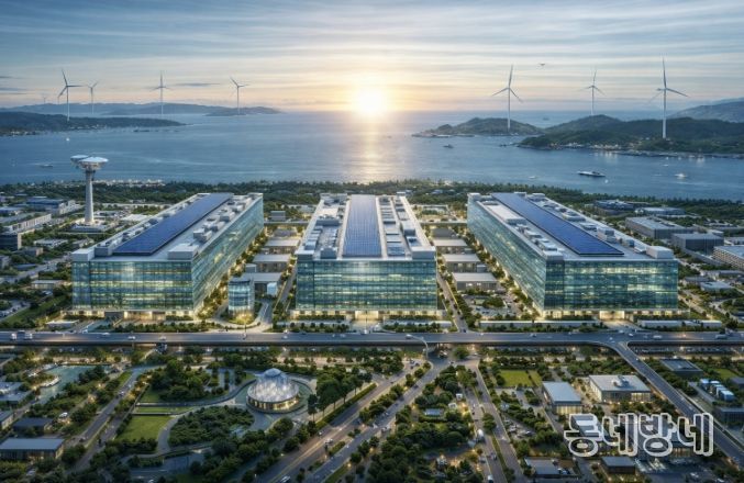 첨단반도체 팹 조감도